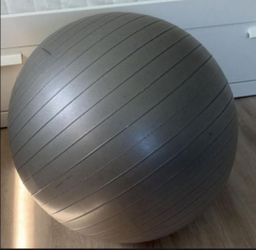 Brand new large welkin exercise ball or therapy ball with pump.  ( never used ).