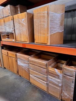 Full kitchen cabinet set