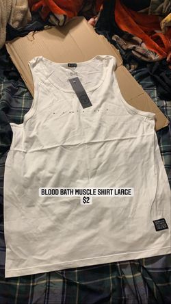 Blood Bath Muscle Shirt Large