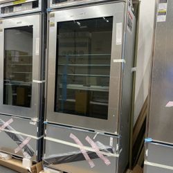  *New Open Box* Sub Zero 36” Panel Ready Built-in Fridge/Freezer - Glass door