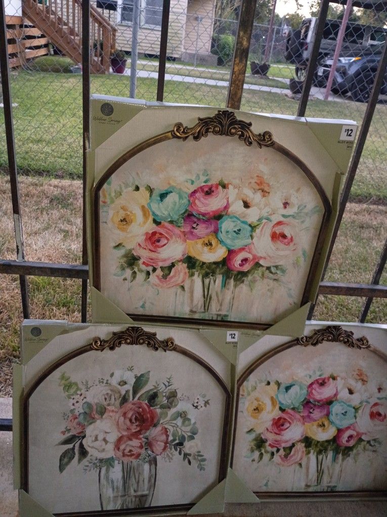 Cuadros Nuevos $15 Por Los 3