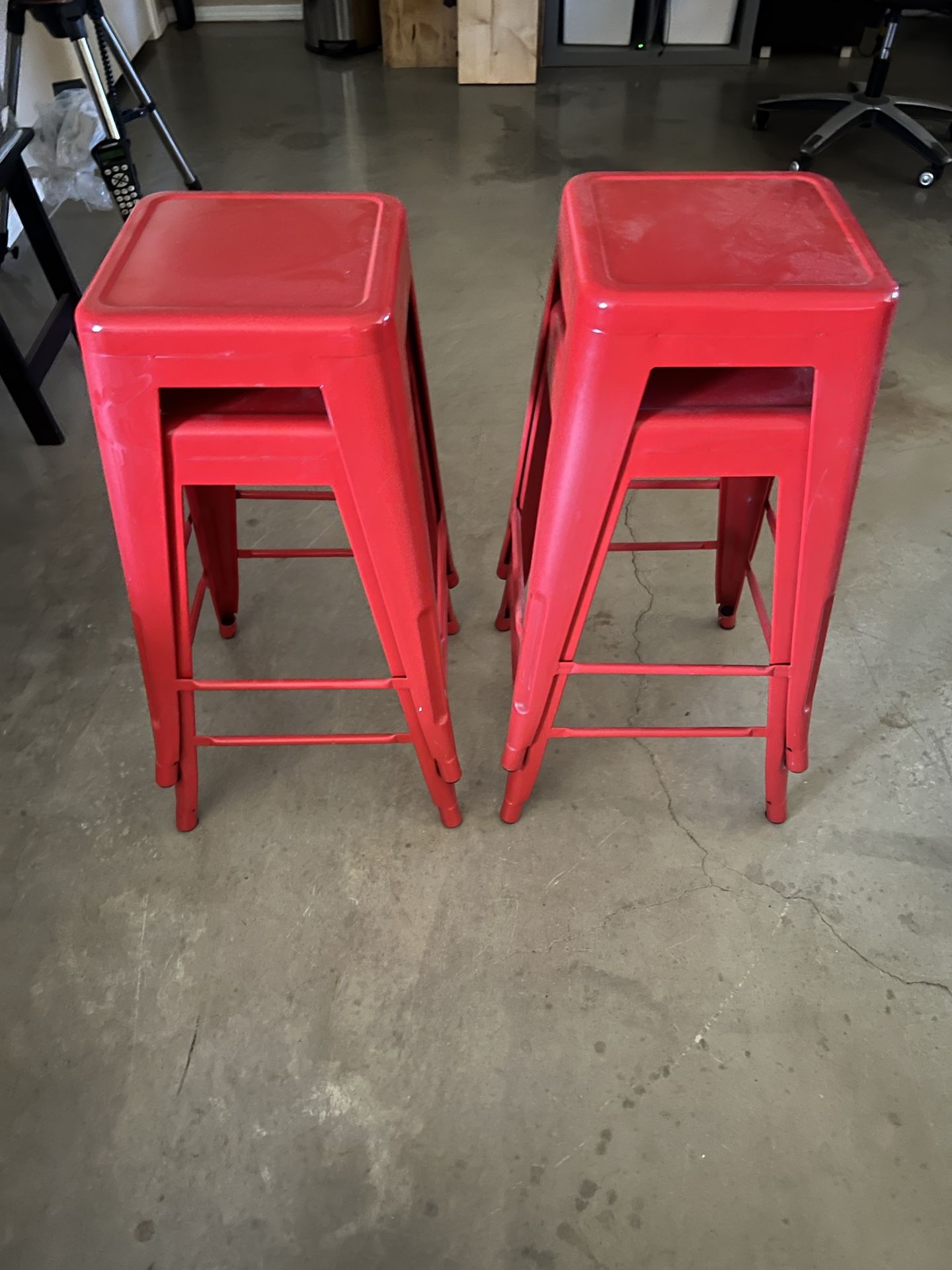 Red Bar Stools