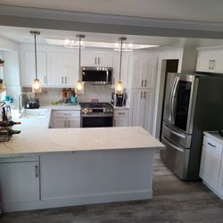 Kitchens Cabinets And Quartz
