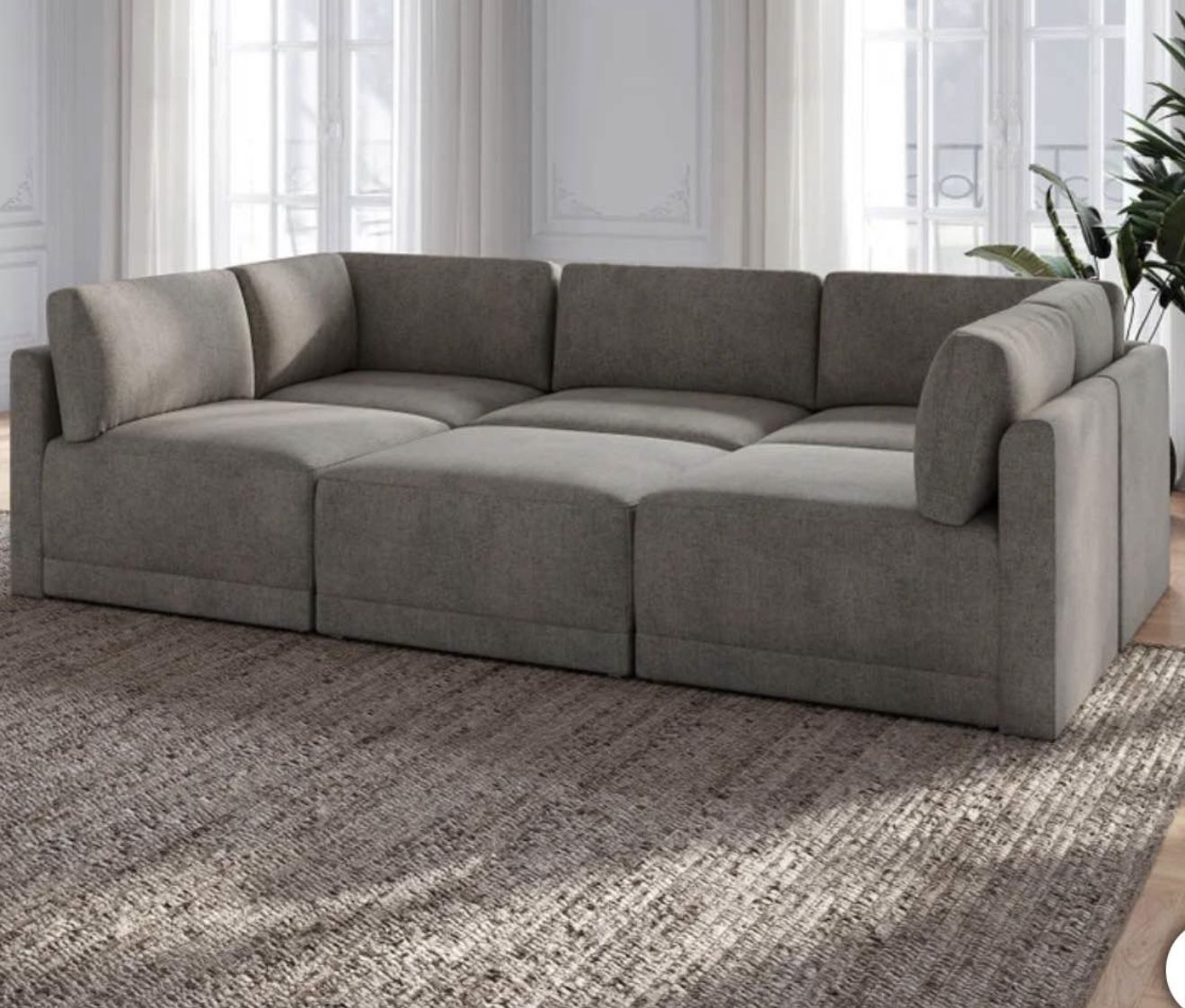 Thomasville Fallon 6-Piece Modular Sectional – Brand New with Tags