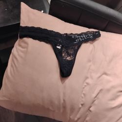 Juicy Couture Size Small Black Pantys $20 ,$15 For Pics