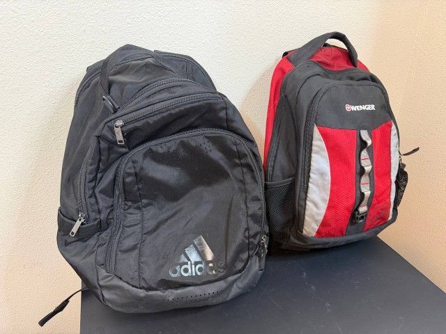 Adidas And Wenger Backpacks