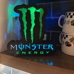 Monster Energy LED Light Up Sign