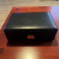 Men’s Black Leather Jewelry Box