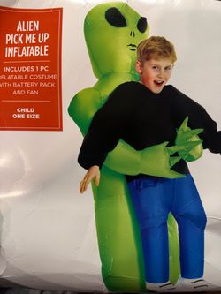 Alien Pick Me Up Inflatable Child Costume