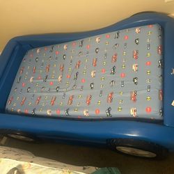 Blue Car Bed toddler 