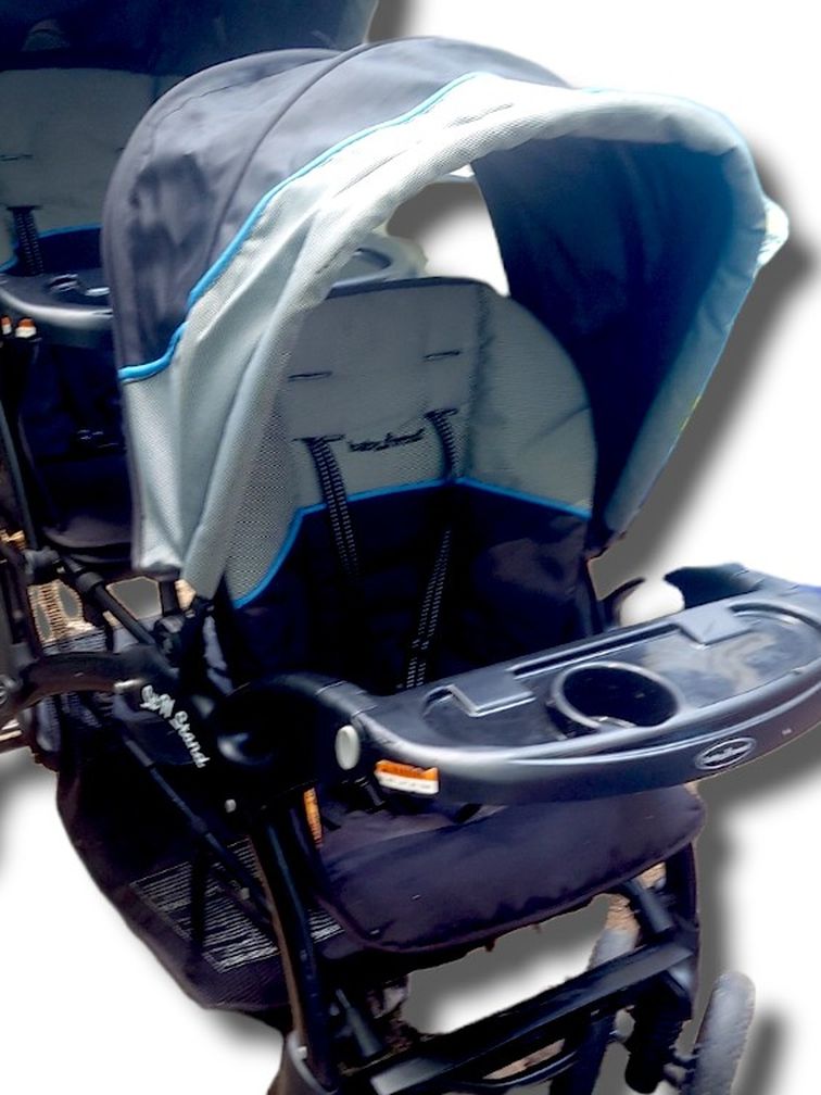 Baby Trend Sit And Stand Double Deluxe Stroller Nwot