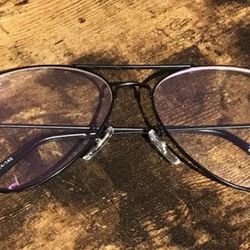 Rayban Black Clear Aviator Fashion Sunglasses Glasses New 