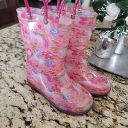 Rain Boots Size 11 / 12 With Lights