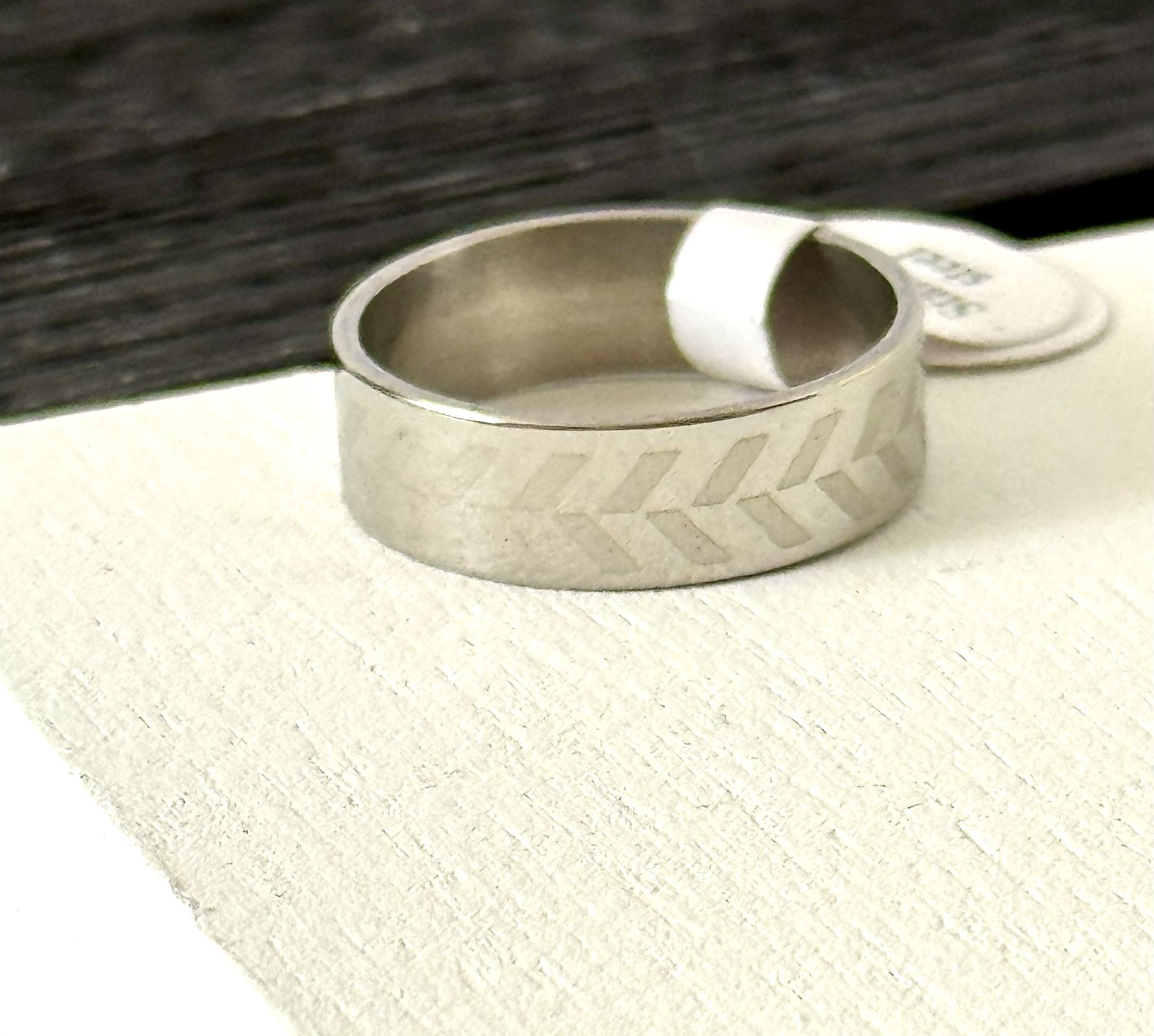 Men’s Stainless Steel Ring, Size 11