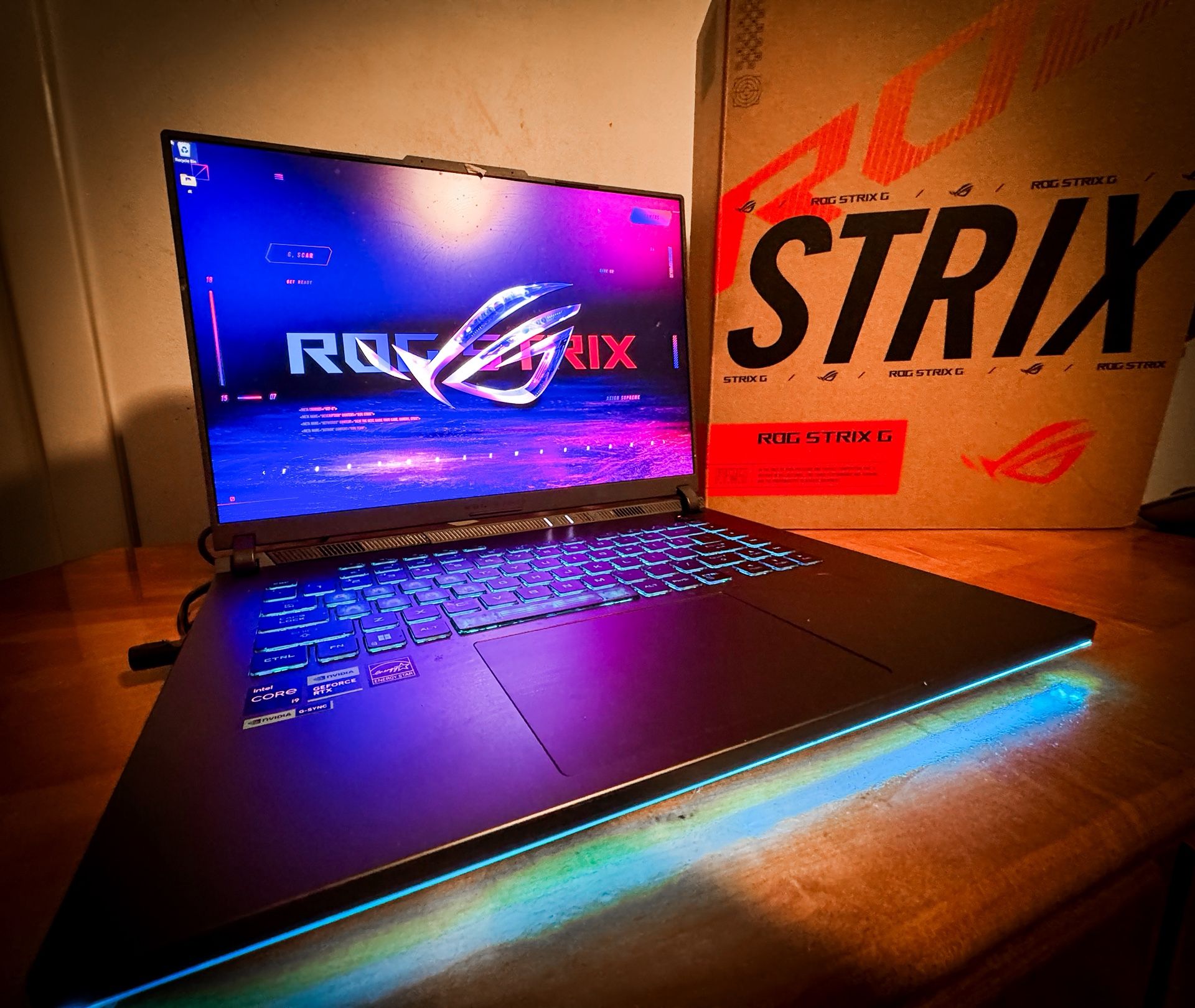 G16 Strix Rog Gaming Laptop.