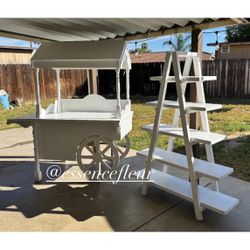 Candy Cart And Treat Ladder 