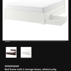 Queen Bed With Storage 