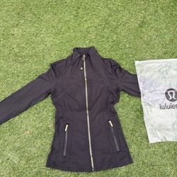 Black and Gold Lululemon Define Jacket
