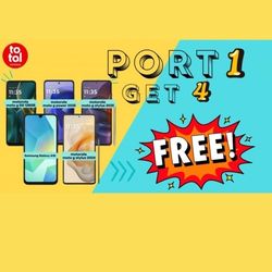 🚀 PORT 1 & GET 4 FREE 5G PHONES! 🚀
Switch to Total Wireless today, port in just ONE line, and walk out with FOUR FREE PHONES from our hottest lineup