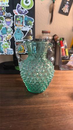 1950s-1960s Fenton hobnail pitcher