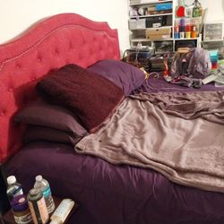 King Size Bed(Mattress, Frame, Headboard & Deck)