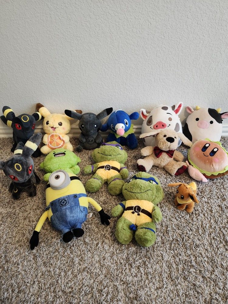 Plush. Various Plushies.