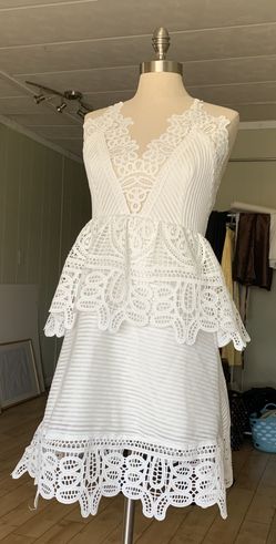 White Lace Dress Bridal Wedding