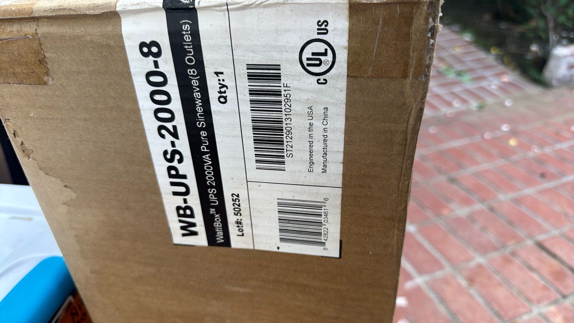 WattBox 20amp UPS - 8 Outlets