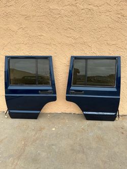 Jeep Cherokee XJ rear Doors OEM Blue 1997 through 2001