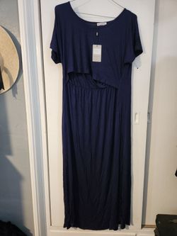 New Nursing Maxi Dress Xlarge