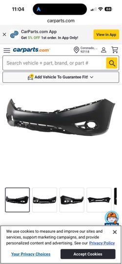 2013 Nissan Pathfinder aftermarket front bumper