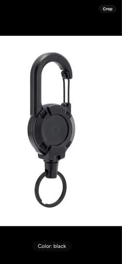 Extendable Retractable Holders Keychain Badge Reels Heavy Duty Clip With Carabiner Key Chain For Men Outdoor Bags.