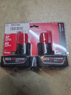 MILWAUKEE

Battery: M12 XC 3.0