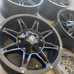 18” Mayhem Rampage Wheels 5x150 -12 Offset (Toyota Tundra/Sequoia/Ram)