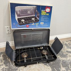 Vintage Century Primus Regulated 2 Burner Propane Stove Model 4560 With Box Camping Patio Picnic 