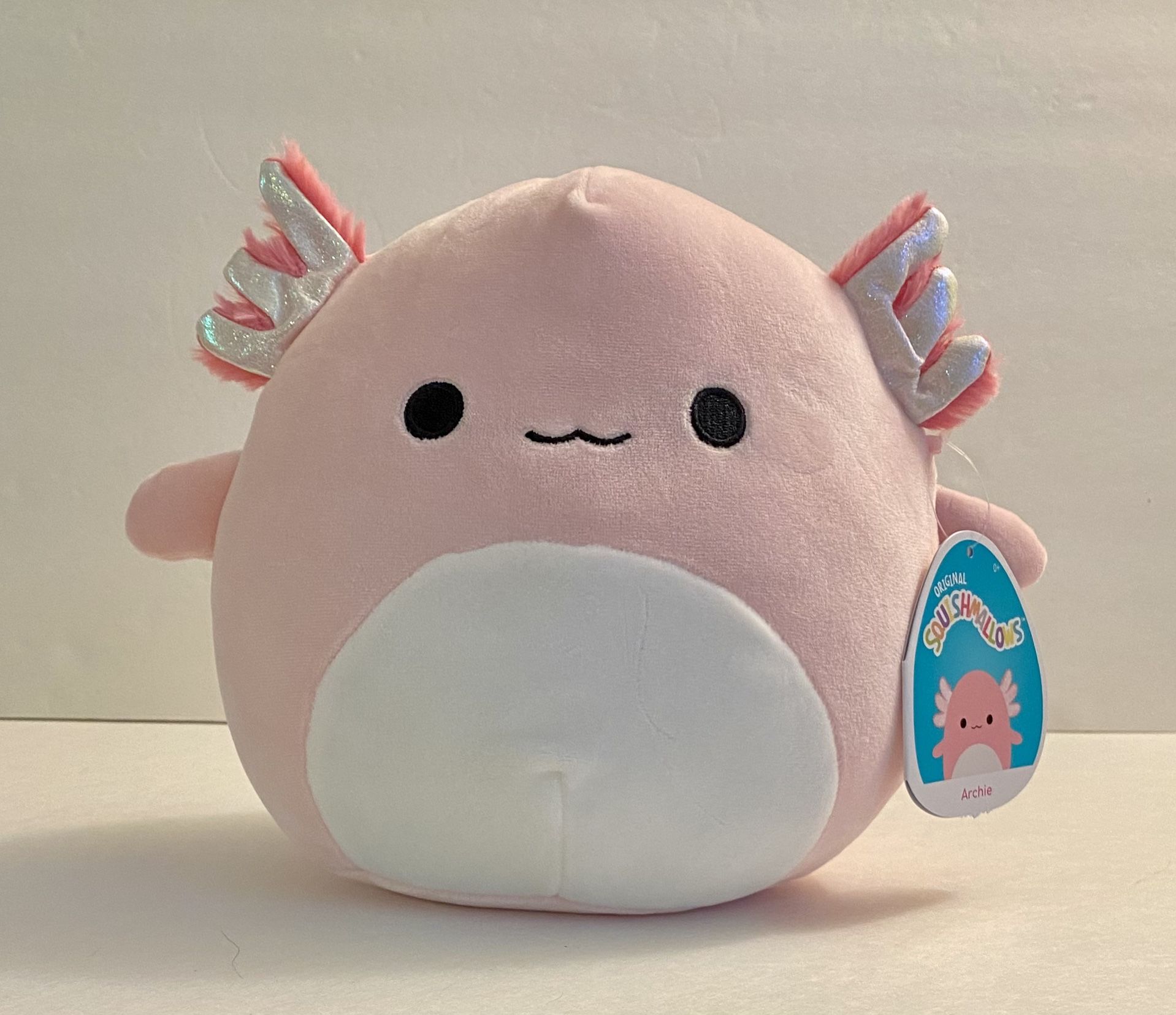 Squishmallow Archie The Light Pink Axolotl 8" NWT Cracker Barrel Exclusive Plush