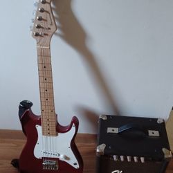 Guitar Mini And Mini Amp$80 Takes Both Or Best Offer