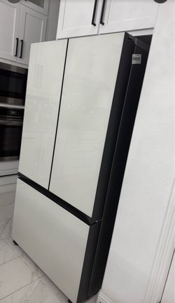 Samsung Bespoke 30 Cu. Ft. White Glass Refrigerator – $800