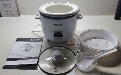 New Aroma pot-style rice cooker and food steamer