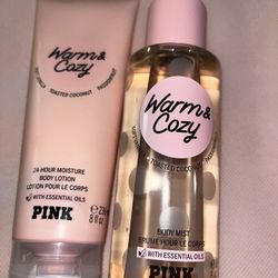 Victoria’s Secret Pink Body Mist And Lotion 