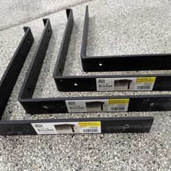12 Inch Steel Shelf Bracket X4