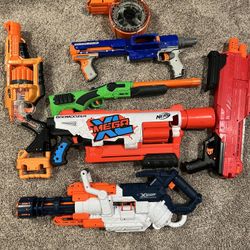 Large Nerf Blasters $10 Each 