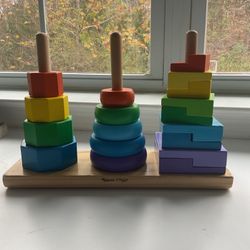 Melissa & Doug Geometric Stacker