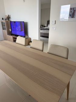 Dinning Table Ash Veneer