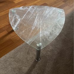 Triangle Glass Coffee Table