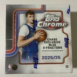 2025-26 Topps Chrome Basketball Mega Box Sealed!