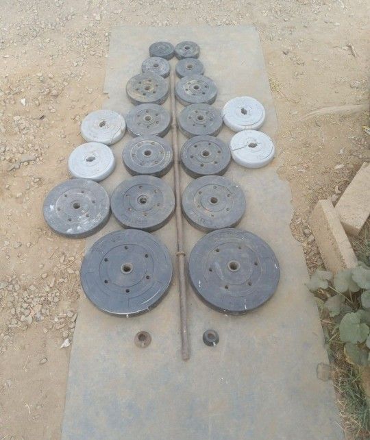 Weights Plastic 190s With Bar 1in Hole