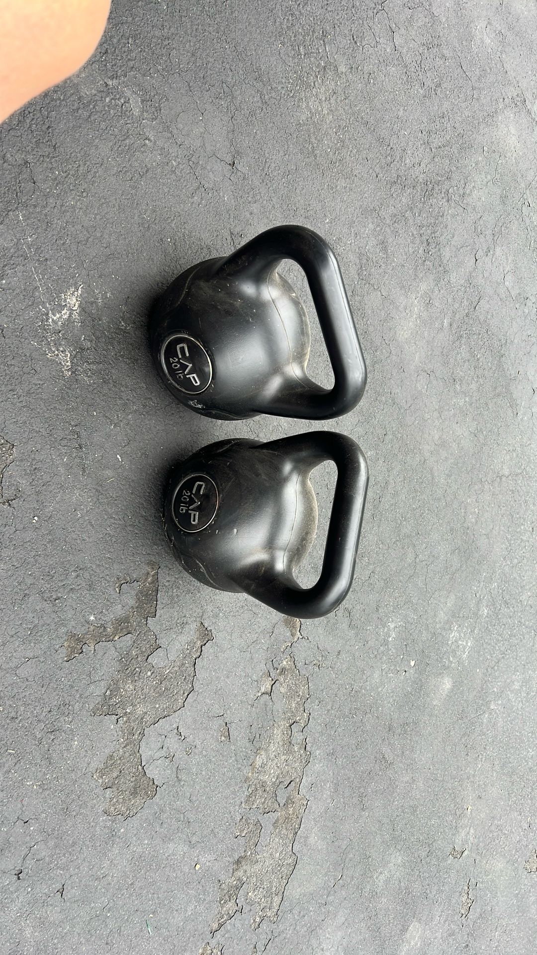 Pending Sell - Kettlebell Weights Have 2 Each Is 20 Lbs.