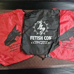 Bad Dragon And Fetishcon Draw String Backpacks Beach Bag Shoulder Bag