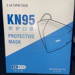 Kn95 White Mask. 20 Pack
